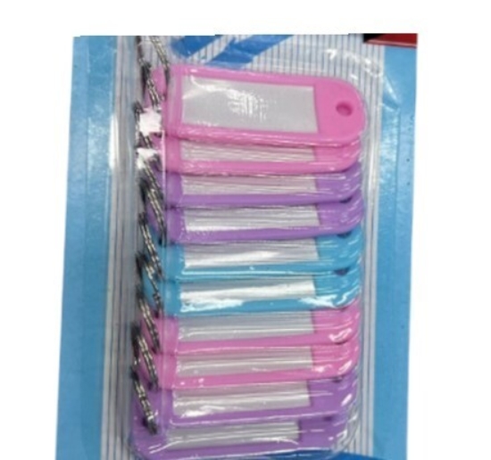 Bild von Schlüsselanhänger aus Kunststoff - Karte mit 10 Stück - Modell B1064AMKL