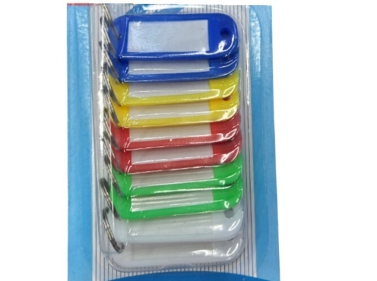 Bild von Schlüsselanhänger aus Kunststoff - Karte mit 10 Stück - Modell B1064A