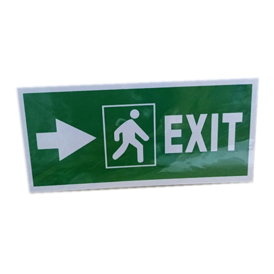 Bild von Farblicher Hinweisaufkleber „EXIT“ – Modell 787-4