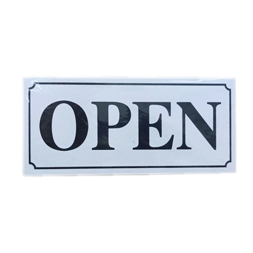 Picture of Instruction Sticker – OPEN – Model 787-6