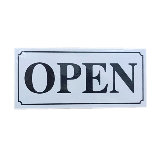 Bild von Hinweisaufkleber – OPEN – Modell 787-6