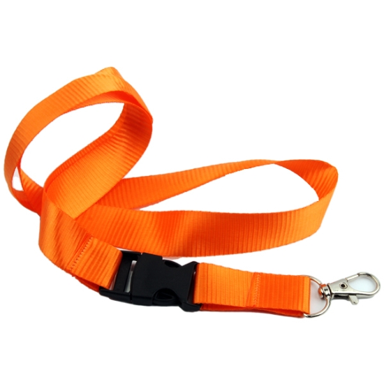 Image de Lanière large pour carte nominative 2 clips couleur orange – Simba Modèle P-2