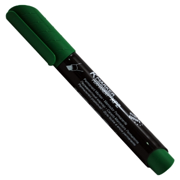 Show details for Kores Marker Permanent Green Chisel Tip - Model 20955 Picture of Kores Marker Permanent Green Chisel Tip - Model 20955
