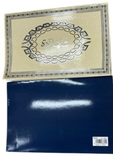 图片 A4 彩色纸板证书夹 – 型号 8895