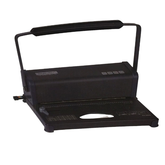 Bild von Metall-Binde- und Stanzmaschine für Kunststoffkämme – Einhebelbedienung – Bright Office Modell 8666