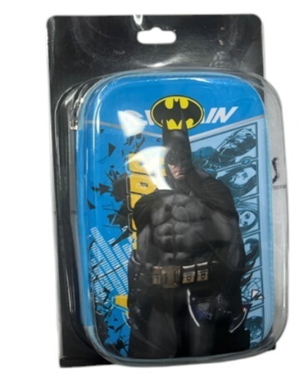 Bild von Geprägtes Schaumstoff-Mäppchen, 1 bedruckter Reißverschluss, Batman-Prägemotive – Simba Modell HD959-1