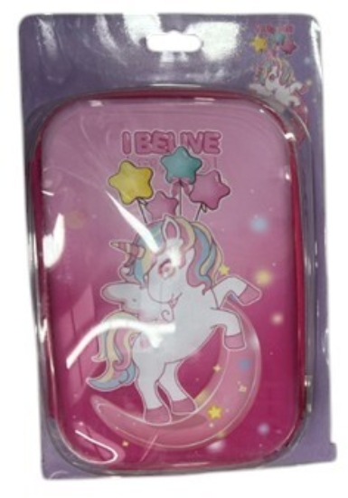 Bild von Simba Federmäppchen aus Geprägtem Schaumstoff, 1 Reißverschluss, mit Einhorn-Motiven Bedruckt, Modell 961