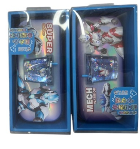 Imagen de Estuche de silicona en relieve, 1 cremallera, impreso con diseños de Mech Warrior Super Robot, Simba, modelo 38123-2D