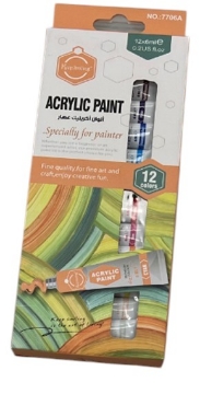 显示明细 丙烯颜料 6 毫升管装 12色 - Keep Smiling 型号 7706A 图片 丙烯颜料 6 毫升管装 12色 - Keep Smiling 型号 7706A