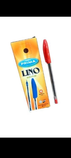 Picture of Red Ballpoint Pen 1 mm - Prima Lino