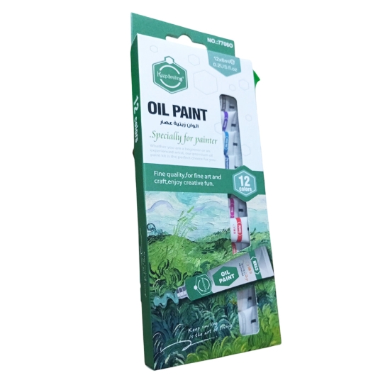 Picture of Oil Colors 6 ml Tubes 12 Colors – Keep Smiling Model 7706O