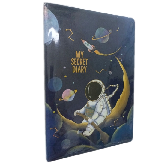 图片 硬壳笔记本 带笔插，80 张横线页，尺寸 14 × 21 厘米 – Simba 型号 6600-12