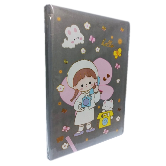 图片 硬壳笔记本 带笔插，80 张横线页，尺寸 14 × 21 厘米 – Simba 型号 6600-11