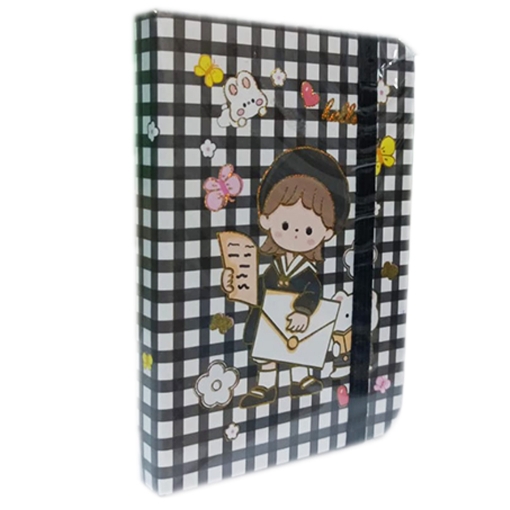 Imagen de Cuaderno de Tapa Dura Plástica, 80 Hojas Rayadas, Tamaño 7 × 10.5 cm - SIMBA Modelo 5701-19