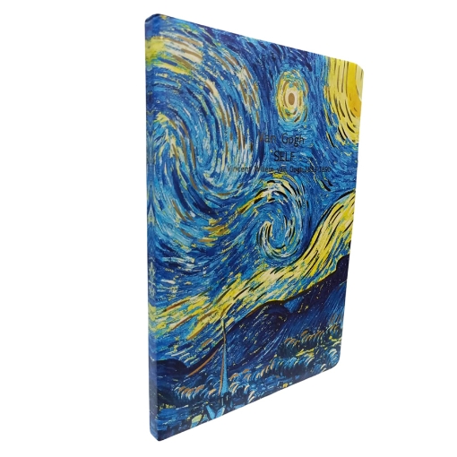 Picture of Hardcover notebook with pen holder, 80 ruled sheets, size 14 × 21 cm – Simba Model 6600-8
