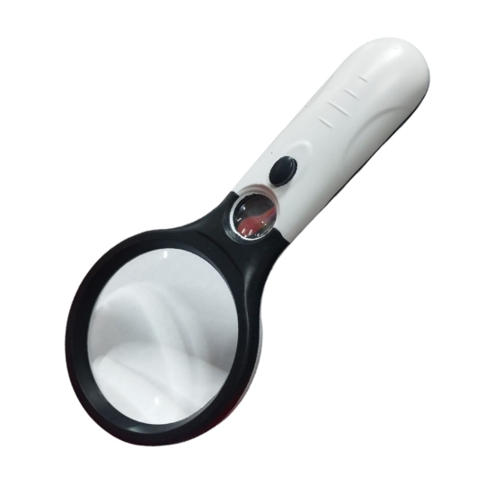 Bild von Lupe 75mm mit Griff und LED-Licht, Kartonverpackung - Simba Modell 6902