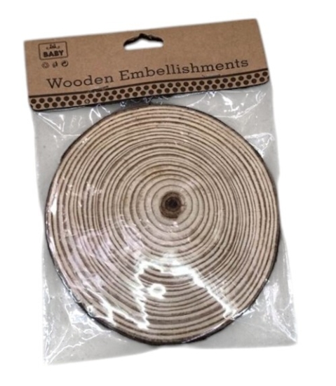 Picture of شريحة خشب دائريه للطباعه والحفر والتلوين والانشطة - سيمبا موديل 24001-2