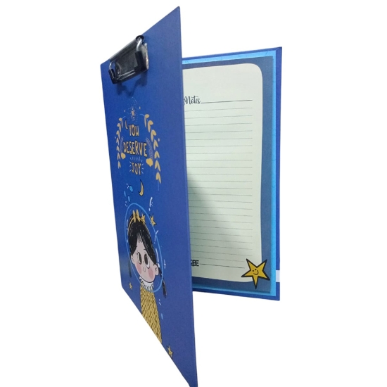 图片 彩色双夹写字板 + 便签本 25 张 A4 BE