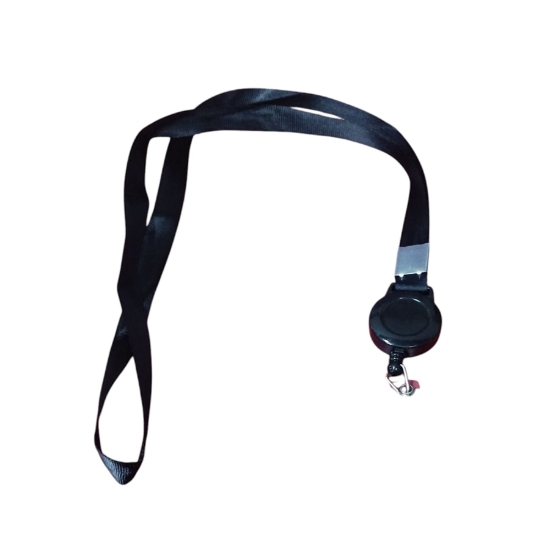 图片 带塑料挂钩的姓名牌挂绳，黑色 – Simba 型号 1601