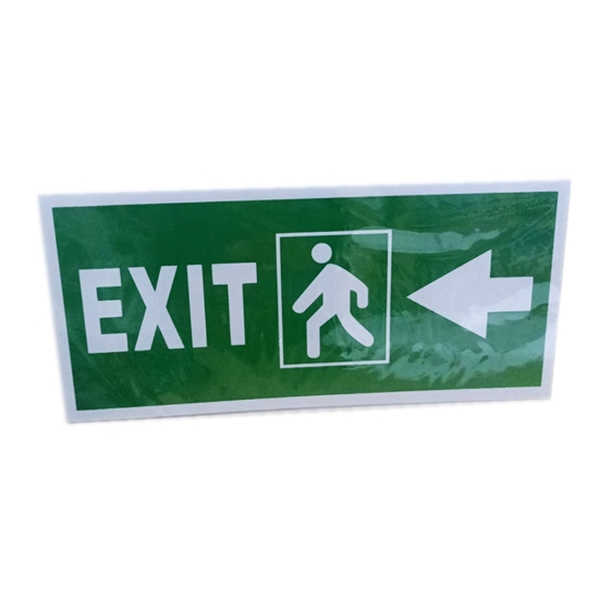 Image de Autocollant Métallique Instructions de Sortie Modèle 787-5