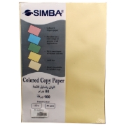 Bild von Kopierpapier-Paket in Pastellfarben 100 Blatt 80g A4 Größe – Simba