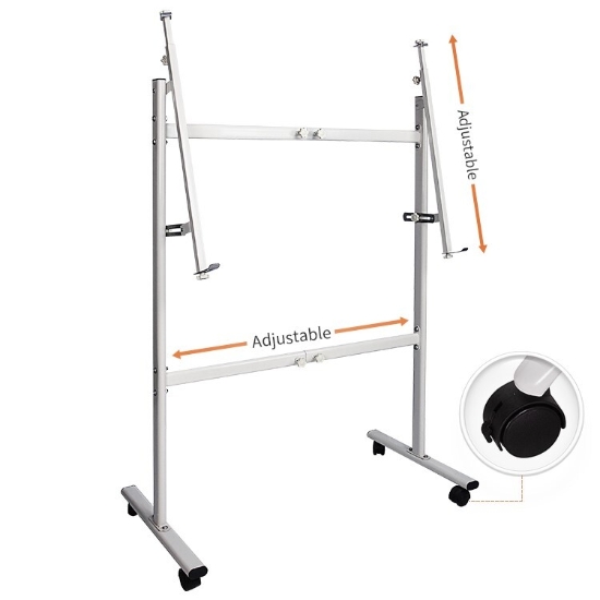 Picture of Simba XMS-S3 Mobile Metal Board Stand, Size 120 × 240 cm