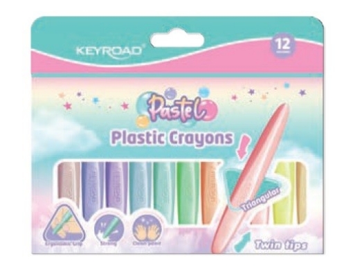 Picture of Keyroad double-ended pastel wax crayons - model KR973343