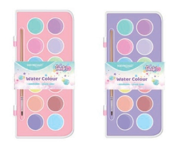 Picture of ألوان حجارة 12 لون + فرشاة - كى رود موديل KR972426