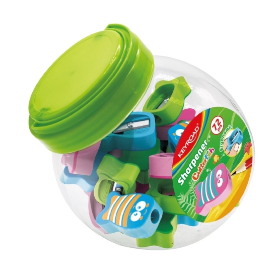 图片 塑料卷笔刀 单孔 鱼形 – Keyroad 型号 KR972123