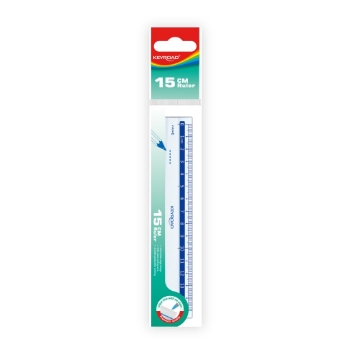 Show details for Transparent plastic ruler 15 cm – Keyroad Model KR971607 Picture of Transparent plastic ruler 15 cm – Keyroad Model KR971607