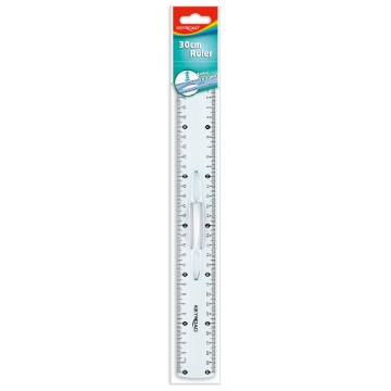 Show details for Transparent plastic ruler 30 cm – Keyroad Model KR971059 Picture of Transparent plastic ruler 30 cm – Keyroad Model KR971059