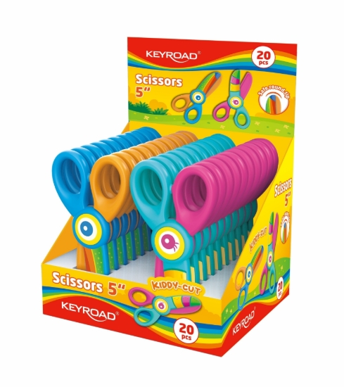 Bild von Keyroad Bunte Kinderschere aus Kunststoff - Modell KR972813        Ask ChatGPT