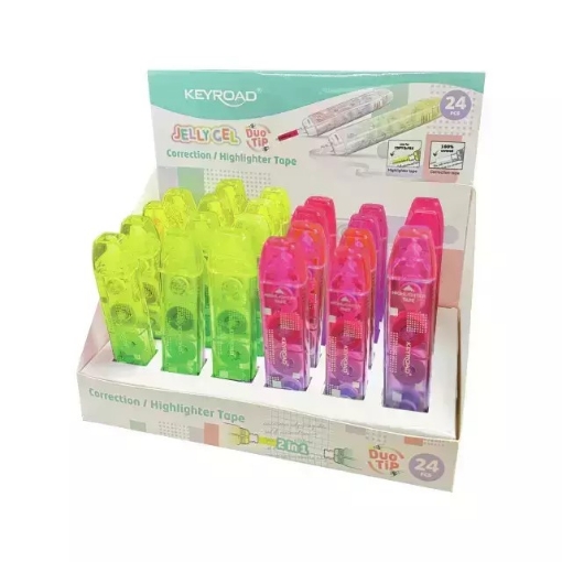 Picture of شريط كوريكتور + هايلايتر ألوان - كى رود موديل KR990116