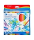 Agrandir l'image de Set de crayons de couleur aquarellables Aqua Van Keyroad, 24 couleurs + pinceau 0,3 mm – Modèle KR972680 Image de Set de crayons de couleur aquarellables Aqua Van Keyroad, 24 couleurs + pinceau 0,3 mm – Modèle KR972680