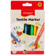Bild von Keyroad Textilmarker 10 Farben - Modell KR972896