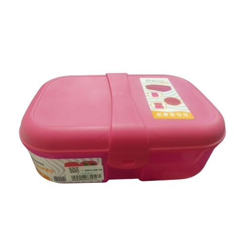Imagen de Lonchera de Plástico Dividida 1.8 L - Banana