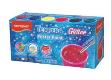 Zeige Details für Keyroad Glitzer-Tempera-Plakatfarbe 12 Farben 25 ml abwaschbar Modell KR973361 Bild von Keyroad Glitzer-Tempera-Plakatfarbe 12 Farben 25 ml abwaschbar Modell KR973361