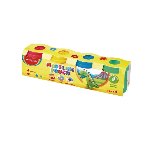 Image de Pâte à modeler Keyroad, 4 couleurs, 75 g, Modèle KR971496