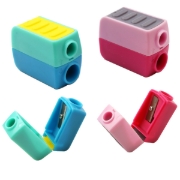 Picture of Color Mate Plastic Sharpener with Metal Blade, Double Hole – Keyroad Model KR971877