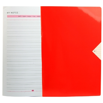 Agrandir l'image de Cahier Universitaire BE Italien Agrafé à l’Anglaise 80 Feuilles Couleurs Unies Couverture Couchée A4 Image de Cahier Universitaire BE Italien Agrafé à l’Anglaise 80 Feuilles Couleurs Unies Couverture Couchée A4