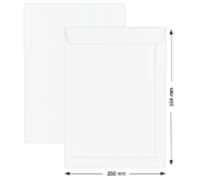 图片 Al-Forsan 自粘白色信封 100 克，A3 尺寸