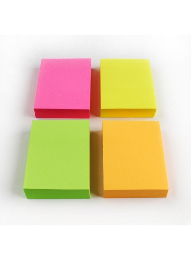 Imagen de Notas Adhesivas de Colores 4 Piezas, Tamaño 50 × 37.5 mm, 100 Hojas - Yidoo Modelo Y04-4K