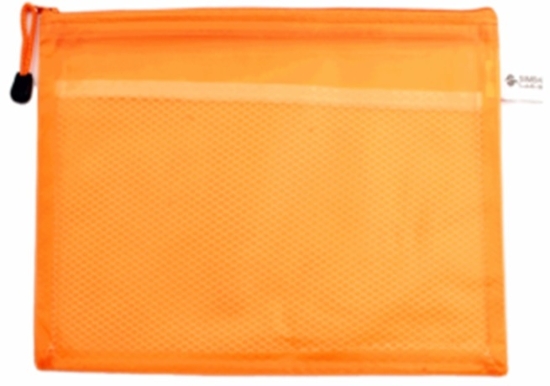 Bild von Orange Netzreißverschlusstasche, A3, Simba, Modell S6646-7
