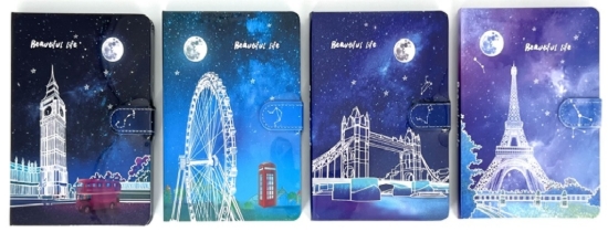 图片 SIMBA B6 硬壳螺旋笔记本 米色横线纸 80 页 型号 8600-2