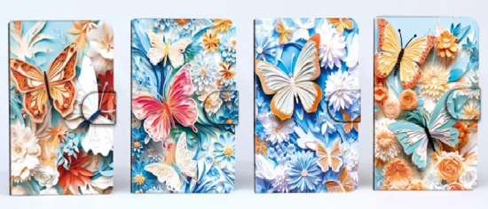 图片 B6 硬壳脊装笔记本 米色横线纸 80 页 - Simba 型号 8600-17