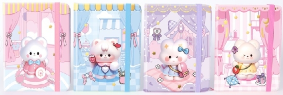 图片 Simba 硬壳笔记本 米色横线纸 80 页 型号 1702-5