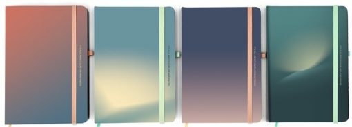 Picture of Simba Hard Cover A7 Notebook Plastic Cover Ruled Cream Paper 80 Sheets Model 5701-1