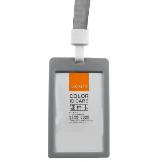 Picture of نيم كارت طولي بلاستيك رمادي، بجراب + شريط - سيمبا موديل 6612