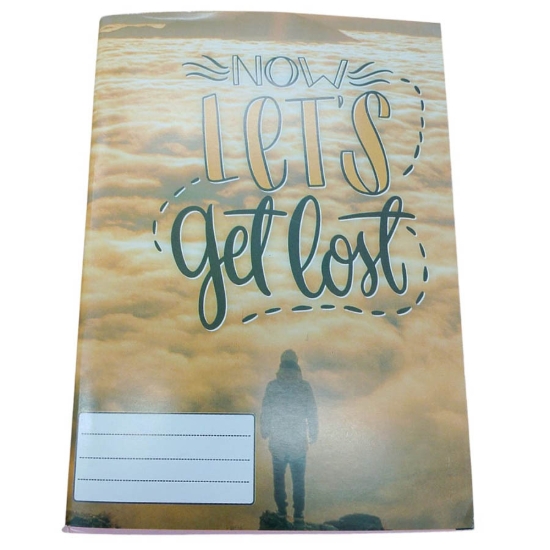 Image de Cahier scolaire anglais 60 feuilles, motif voyage, couverture couchée 16 × 22,5 – Extra Line