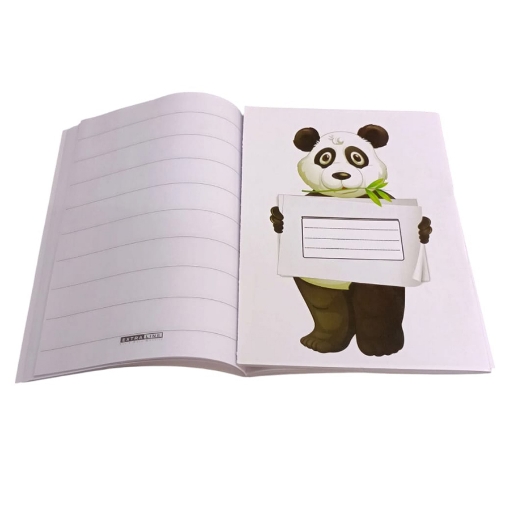 Picture of School Notebook, 9 Lines, 40 Sheets, Bear Design, Coated Cover, Size 16 × 22.5 cm – Extra Line